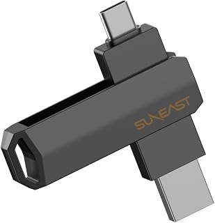 SUNEAST Dual Flash Drive 1TB- USB 3.2 Gen 2 Type-C & Type-A OTG Solid State Flash Drive up to 1050MB/s Read 950MB/s Write, External Mobile Storage for Smartphone/Tablet/Laptops/Desktops