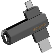 SUNEAST Dual Flash Drive 1TB- USB 3.2 Gen 2 Type-C & Type-A OTG Solid State Flash Drive up to 1050MB/s Read 950MB/s Write, External Mobile Storage for Smartphone/Tablet/Laptops/Desktops