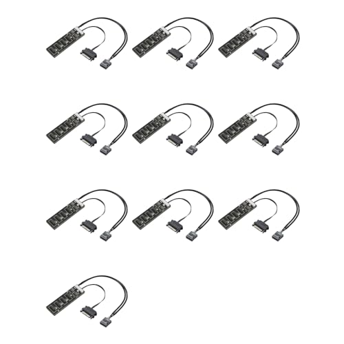 Connecteur Répartiteur USB 2.0 pour Alimenter Plusieurs Périphériques Internes via SATA x10