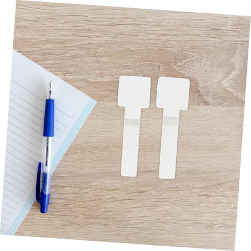 KALLORY 50 piezas Bridas reutilizables para cables, organizador de cables con adhesivo para escritorio miniatura 5