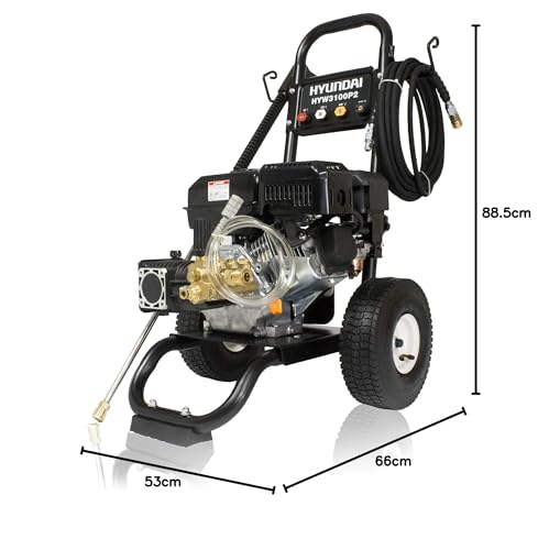 Hyundai 3100 PSI Petrol Pressure Washer – 212cc 4-Stroke Engine, 10L/min Flow, AR Triplex Pump, Turbo Nozzle & Quick-Connect Lance – Heavy-Duty Jet Wash - Image 9