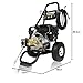 Hyundai 3100psi Commercial Petrol Pressure Washer with Annovi Reverberi Triplex Pump – 212cc 4-Stroke Engine, 10L/min Flow, Turbo Nozzle & Quick-Connect Lance | HYW3100P2