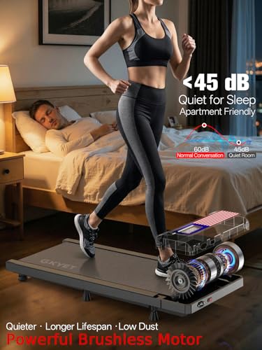 Gkyet N4054AF Under-Desk Treadmill with 8% Incline — view 9