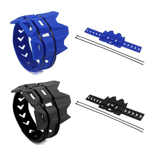 Cubierta de escape de motocicleta con protector térmico de alta resistencia para silenciador SX 6