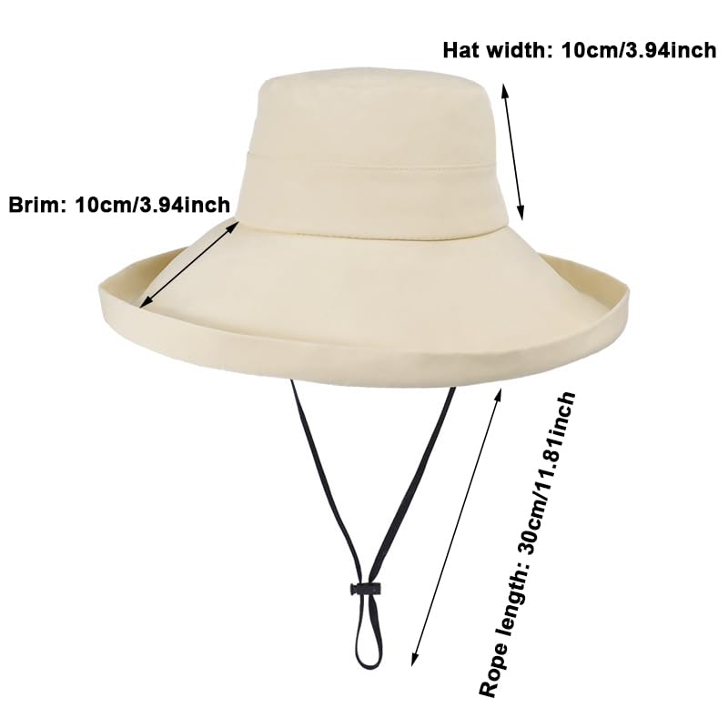 Sombrero femenino color sólido para sol miniatura 2