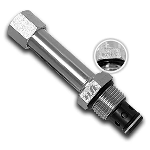 Hanshang Hydraulic HSV10-21-00, Aluminum, Solenoid Valve, Cartridge Solenoid Valves, 2/2 Position, 3000 PSI, 18 GPM, 5/8" NPT