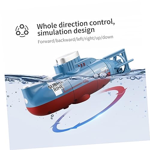 YARNOW 1Set Remote Control Submarine for Electric Underwater Nuclear Submarine Rotation Diving Up to Fun Pool Bath Lightweight Easy to - Image 7