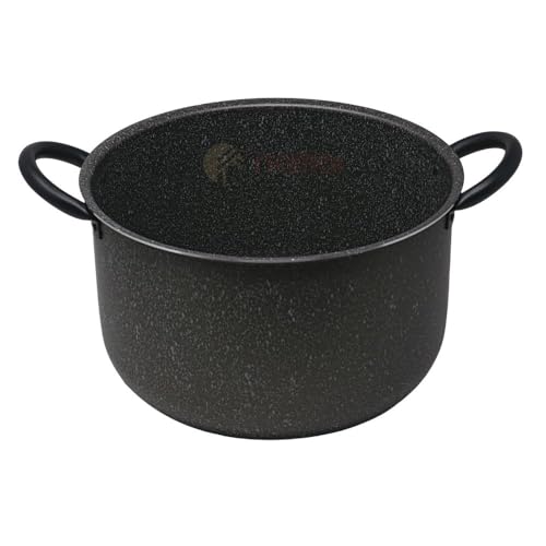 NAMAI - Pentola Antiaderente 30 cm, Lavabile in Lavastoviglie, Pentola Cuocipasta, Adatta al forno, No Induzione, Pentole Alluminio, Made in Italy (30cm)
