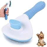 Spazzola per cani e gatti, spazzola per la toelettatura dei gatti, spazzola per la toelettatura del gatto, spazzola autopulente per cani, gatti, strumento per la pulizia degli animali domestici,