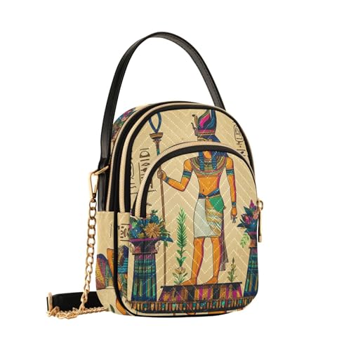 Antique Egyptian Print Crossbody Purse for Women Travel Handbag Small Shoulder Bag2