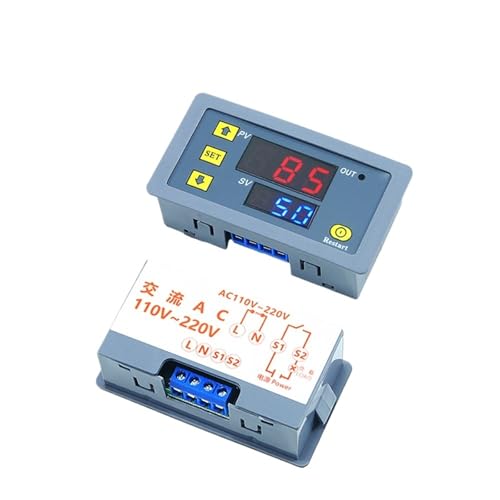 Relais temporisé numérique LED AC 110V 220V interrupteur de commande