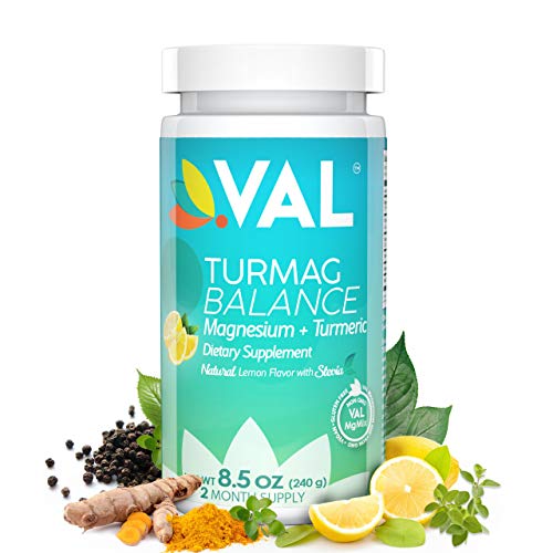 Val magnesium + turmeric curcumin enhanced w/black pepper, organi…
