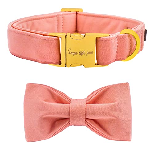 Unique style paws Dog Collar with Bowtie
