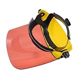 Écran facial pour le meulage: il est fait de matériaux robustes, qui peuvent être utilisés pendant longtemps.