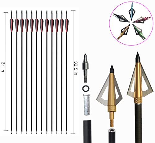 Monleap Recurve Bow And Arrows For Adults 62" Archery Set Right Hand Longbow 25-50Lb Wood Riser Takedown Bow For Beginner To Intermediate Shooting Hunting（30Lb） #TOP2