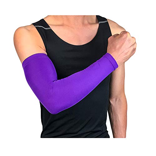Manchons compression contre fatigue bras et coups de soleil L