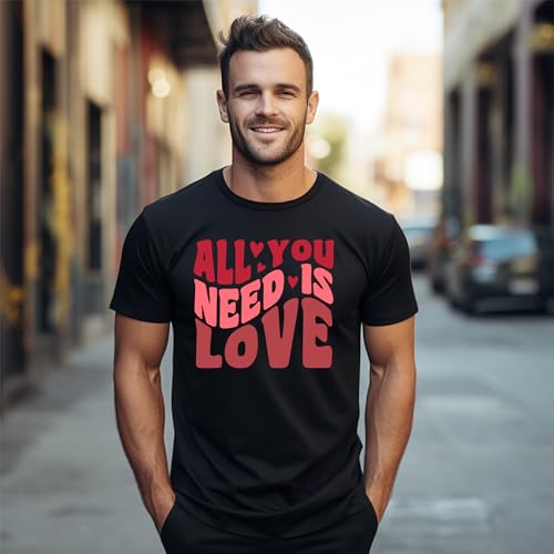 The Shirt Shack T-shirt « All You Need is Love » – Drôle et réconfortant ! Design imprimé unisexe pour répandre l’amour et les rires pour les fans de romantiques et des Beatles - Les Beatles, Paul McCartney, John Lennon, RIngo Starr, George Harrison The Shirt Shack T-shirt « All You Need is Love » - Drôle et réconfortant ! Design imprimé unisexe pour répandre l'amour et les rires pour les fans de romantiques et des Beatles – Image 6