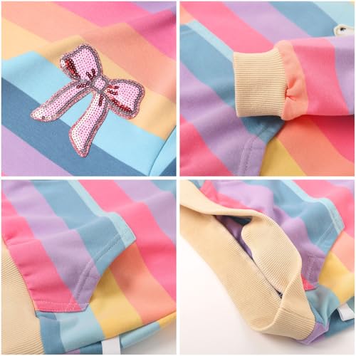 Image of WELAKEN Sweatshirts for Girls Toddler & Kids II Little Girl's Pullover Tops Sweaters & Hoodies