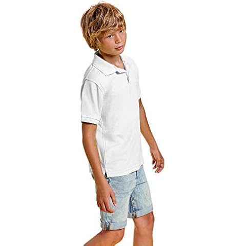 Polo para Niños 100% Algodón con Manga Corta Cover