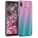 Produktbild kwmobile Hülle kompatibel mit Huawei P20 Lite - Handyhülle Handy Case Cover - Schutzhülle Zwei Farben Metallic Pink Metallic Blau