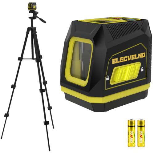 Elecvelno Green Cross Self Leveling Laser Level with Tripod $20.49