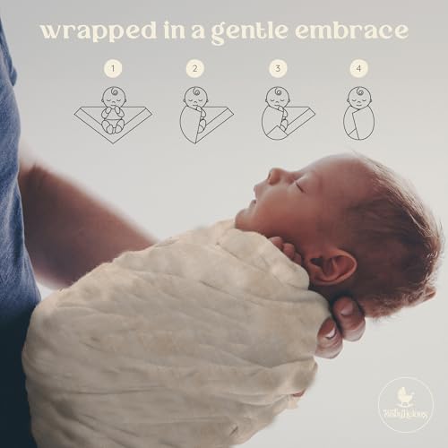 Muslin Swaddle Blankets - 4 Pack | Muslin Baby Blanket for Newborn Boy/Girl | Soft&Breathable Receiving Blankets | Newborn Swaddle Blanket (47\" x 47\")| Baby Essentials,Registry & Gift- Serene Pastels
