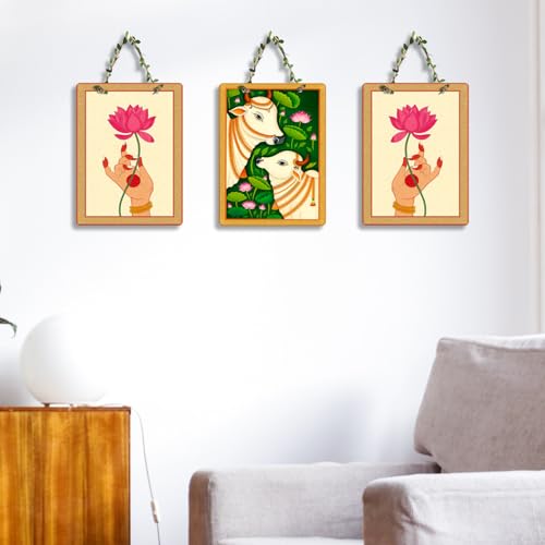 Image of Sehaz Artworks Home Decoration Items for Living Room | Wall Decor Items for Living Room | Wall Hanging Decoration | Decorative Items for Living Rooms | Pooja Room Decorations Items