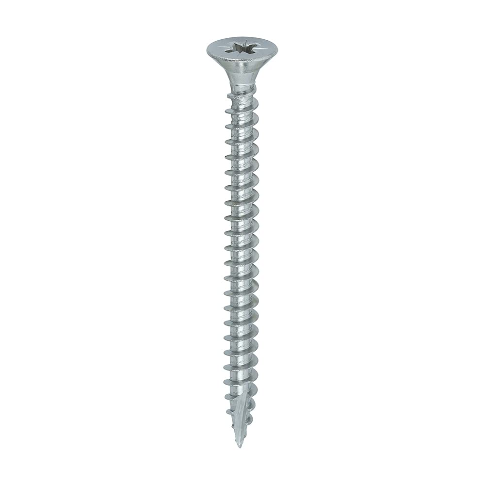 Timco Classic Multi-Purpose Countersunk A4 Stainless Steel Woodcrews - 5.0 X 60