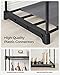 SONGMICS Closet Wardrobe, Portable Closet for Bedroom, Clothes Rail with Non-Woven Fabric Cover, Clothes Storage Organizer, 55.1 x 16.9 x 68.5 Inches, Gray URYG02GY