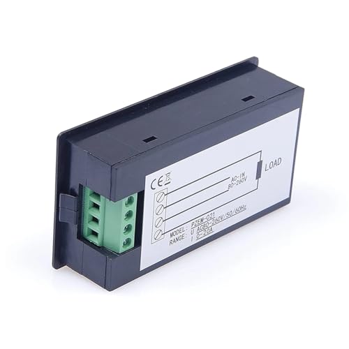 Evita sobrecargas eléctricas con el voltímetro amperímetro digital CA 80-260V de panel 4