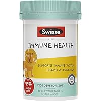 Swisse Kids Immune Health - with Vitamin C to Support Dietary Absorption Of Nutrients - 60 Tablets