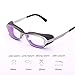 Yourga Dry Eye Relief Eyeglasses, Blue Light Blocking, Moisture Chamber Goggles with Stainless Steel Frame, Anti-Pollen, Aviod Allergens, Indoor or Outdoor for Men/Women(Silver)