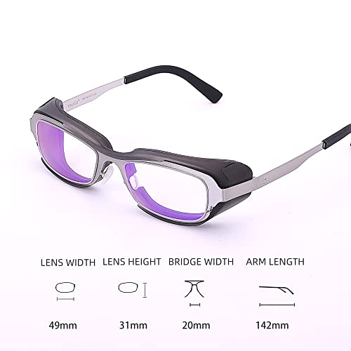 Image of Dry Eye Relief Eyeglass, Blue Light Blocking Moisture Chamber Goggles with Stainless Steel Frame Anti-Pollen&Allergens