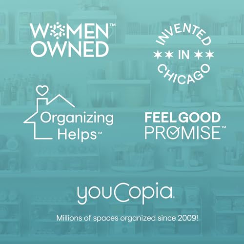 YouCopia StoreMore Adjustable Bakeware Rack, Cookie Sheet Baking Pan and Tray Organizer for Kitchen Cabinet and Pantry Storage, Standard, White- 50158