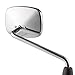 Price comparison product image KiWAV OEM replacement mirror square steel FA265 for Piaggio Vespa S 50 125 150 RIGHT HAND x1pce