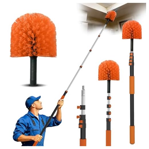 18FT Telescopic Cobweb Duster for Safe Cleaning