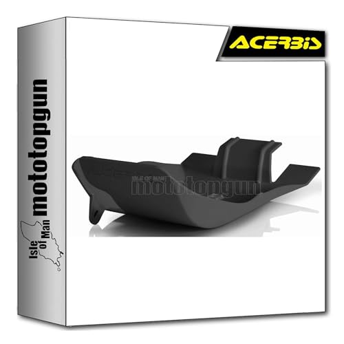 Protection carter Husqvarna TE 300 avec le sabot moteur noir Acerbis 0013683.090