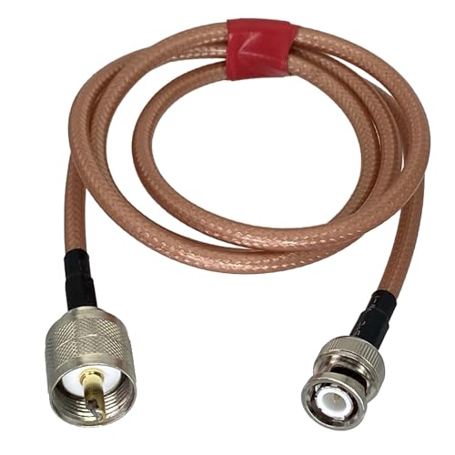 BNC mâle vers connecteur UHF PL259 avec câble RG142 pour supprimer les pertes