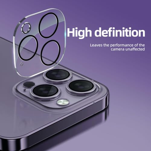 Image of NEW'C for iPhone 14 Pro Max Screen Protector + Camera Lens Protector