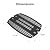 7583 Full Cooking Grid Grates for Weber Q200, Q220, Q2000, Q2400 Q2000N Q2200N Q2600N+ Q2800N+ Gas Grills, 396000 396001 566001 566002 566014, BBQ Accessories for Char Q, Cast Iron,1 Pack