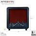 Aktive 35977 - Chimenea LED decorativa, efecto llamas, interior de troncos, 23x14,5x24,3...