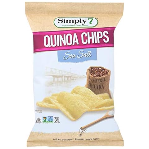 Simply 7 Quinoa Chips - Sea Salt - Case of 12 - 3.5 oz. Cover
