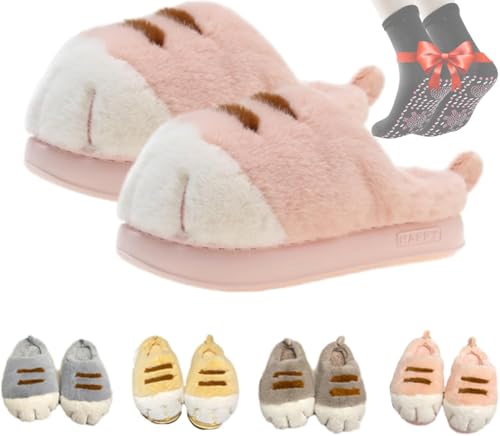 Cat Slippers,Cat Paw Slippers,Cat Paw Slippers For Women, Cat Slippers For Women,Cat Foot Slippers