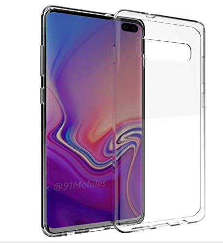 Tektide Case Compatible for Samsung Galaxy S10+/Galaxy S10 Plus,[Invisible Armor] Xtreme Slim, Clear, Soft, Lightweight, Shock Absorbing TPU Rubber Bumper Case/Back Cover