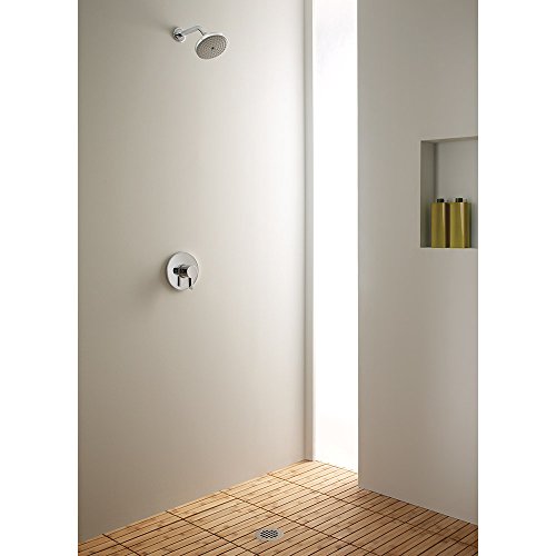 Hansgrohe Ecostat Modern 1-Handle 7-Inch Wide Shower Valve Chrome, 04233000 Pressure Balance Trim, 6.75 X 6.75 X 3.00 #TOP6