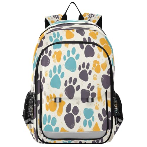 Sac à dos scolaire à pattes imprimées, la solution voyage et école pour adolescents