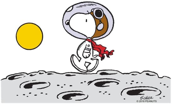 CafePress Space Snoopy Cap Adjustable Baseball Cap