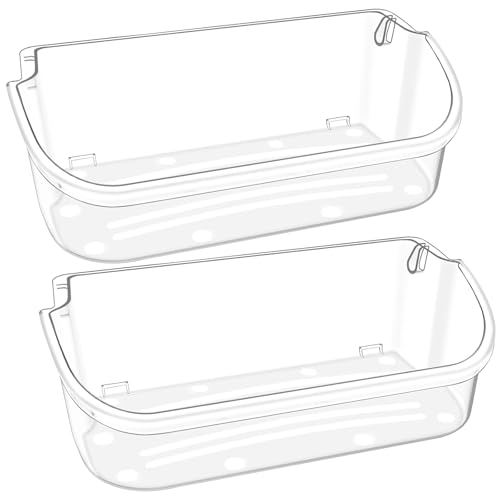 240356402 Refrigerator Door Bin Replacement Part Frigi.daire Side-By-Side Refrigerator Compatible with Frigidaire Refrigerator Door Shelf FFSS2615TS0 LFSS2612TF0 LFSS2612TE0 AP2549958 (2 Pack)