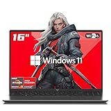 MALLRACE 2025 AMD Laptop, 16.0inch Laptop Computer with AMD Ryzen 7 5825 Series(8C/16T, Up to 4.5GHz), 16GB RAM 512GB NVMe SSD Laptop, Radeon RX Vega 8 Graphics,WiFi 6, Backlit KB