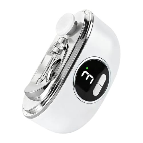 Coupe-ongles électrique 2 en 1 rechargeable anti-éclaboussures